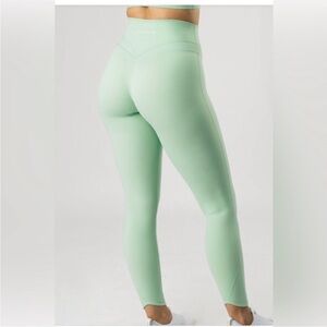 Alphalete Alphalux High Rise Mint Green Leggings Sz Small Haven buttery soft